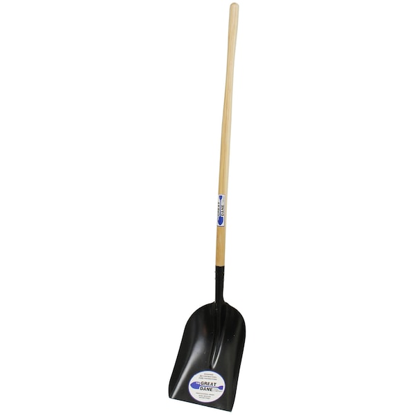 No 2 Steel Scoop, Long Wood Handle, 3PK